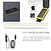 Docooler M.2 NVME/SATA Duplicator M.2 NVME/SATA SSD Cloner Dual-Bay Offline Clone Tool-Free M.2 SSD Enclosure M.2 USB C Adapter Write/Read with PC Plug and Play