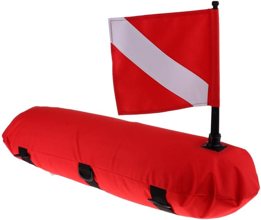 High Visible Inflatable GearScuba Dive Float Flag Surface Marker