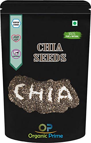 Image of Chia Seeds Raw Black Chia Seeds - 100 GM By Organic Prime