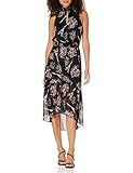 KARL LAGERFELD Paris Damen L3aba933-a0w-4 Lässiges Kleid, Black Dune Pink MLTI, 34