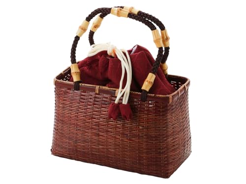 竹かご風呂敷お菓子セット