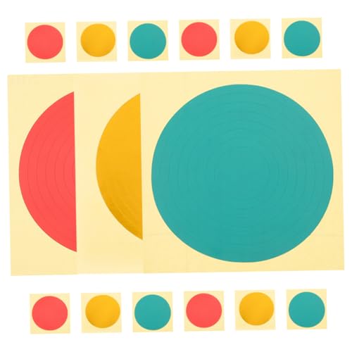 ERINGOGO Pressure Gauge Identification Stickers 15 Pack Reflective Gauge Marker Pvc Stickers Warning Industrial Use