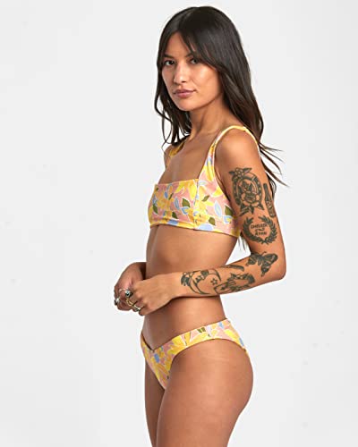 RVCA Sunkissed haut de maillot réversible lilikoi taille L - 4