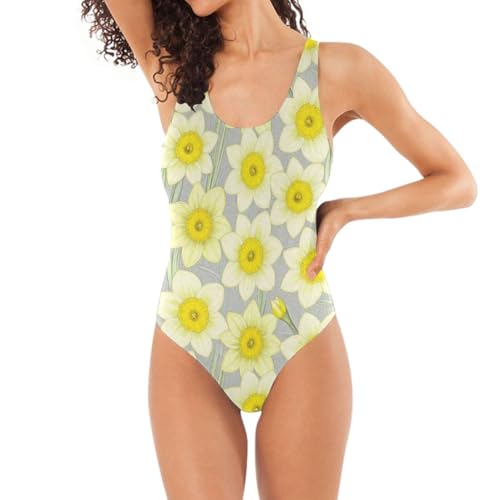 Maillot de bain pour femme Wudan en fibre premium stretch polyester spandex