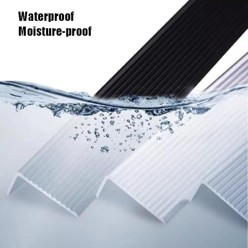 Perfil de borde de escalera de aluminio premium angular de 90cm alta resistencia en L 6