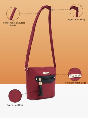Image of Caprese Jane Sling Medium (E) Bag for Women|Adjustable Strap for Comfortable Wear|Versatile Handbag for Everyday Use, Travel, and Special Occasions