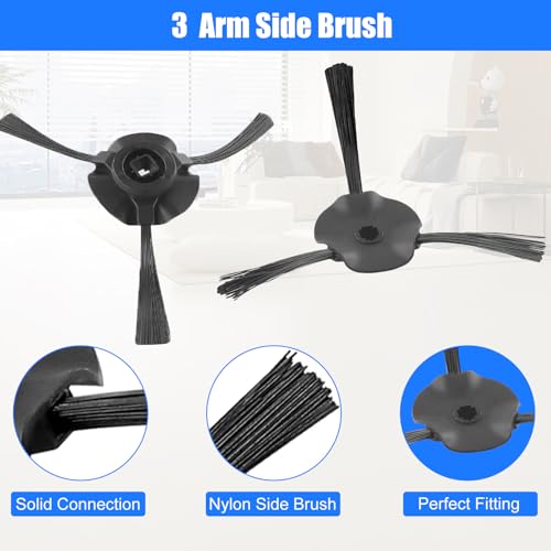 Image of Replacement Parts for Shark RV2310AE /AV2310AE /RV2320S /RV2300S /UR2360S Matrix Robot Vacuum Cleaner,1 Main Brush Roller, 6 Side Brushes, 2 HEPA Filters, 2 Foam Filters(Not for RV2300 /RV2310)-13Pack