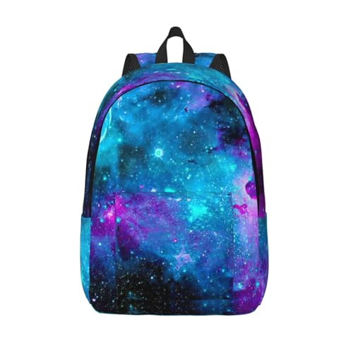 Sac à dos de voyage violet galaxie idéal pour les trajets des infirmières