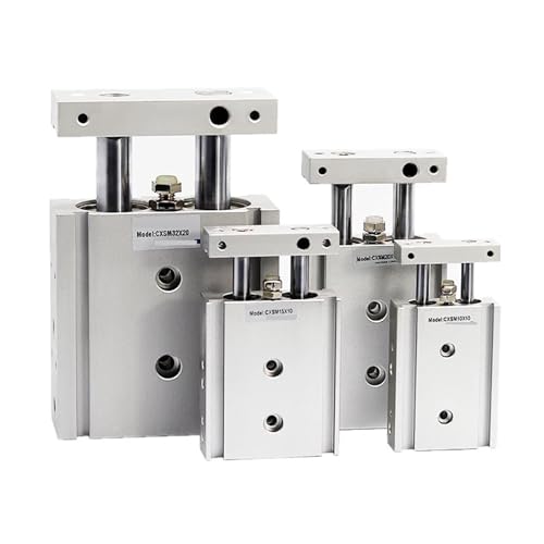 Vérin pneumatique CXSM 25 anti-rotation pour corriger les défauts d'alignement