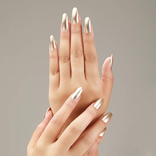 Image of Gold Rush Professional Nail Polish | Long Lasting, Quick Dry, Chip Resistant, High Shine Nail Paint | Smooth & Easy Application, Vibrant Trendy Shades for Women & Girls Party Daily Use 15ml