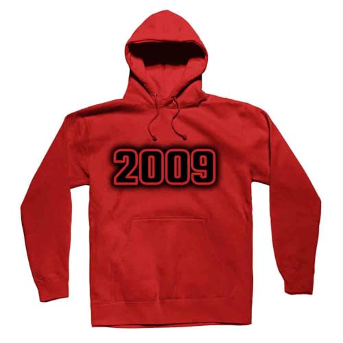 Sweat rouge 2009 unisexe idéal pour vos sorties décontractées et soirées fraîches en extérieur