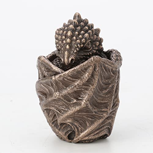 Statue bébé dragon résine Veronese Design statuette bronze 8,9cm - 4