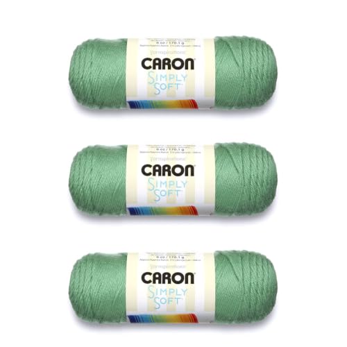 Caron Simply Soft Yarn Sage 3-Pack