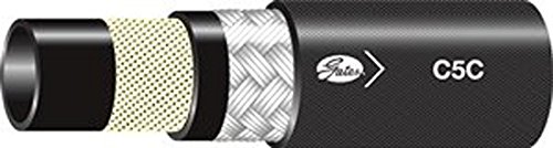 Gates 175-1032-0300 Synthetic Rubber, C5C Hydraulic Hose, SAE 100R5, Maximum Pressure: 350, -40 degrees F to 300 degrees F Temperature Range, 100' Length