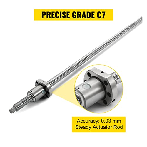 Vis à billes SFU1605 1500mm RM1605 faible bruit pour routeur CNC et tour