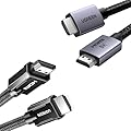 UGREEN 8K HDMI 2.1 Cable Certified 6.6FT Ultra High Speed Cord 4K 240Hz 48Gbps Bundle with 8K HDMI 2.1 Cable 48Gbps 6.6FT