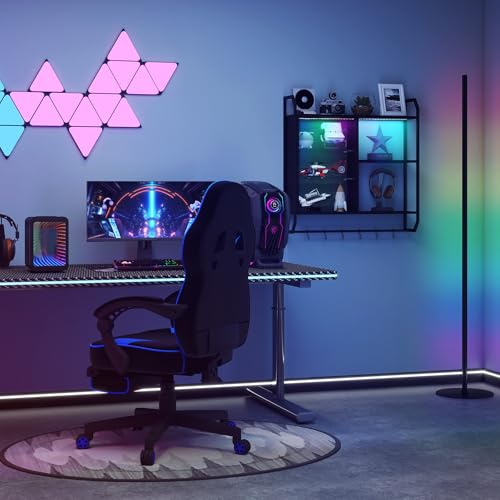 ARTETHYS Mini Fridge for Bedrooms, 4L Car Skincare Fridge with LED Mirror, Gaming Fridges with Infinity Effect for Home Office Skin Care, 220V AC/12V DC, Black - Image 8