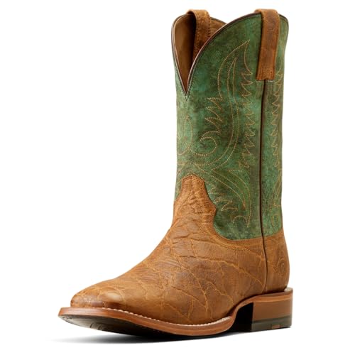 ARIAT Men's Circuit Paxton Cowboy Boot, Mountain Forest/Brass, 8.5