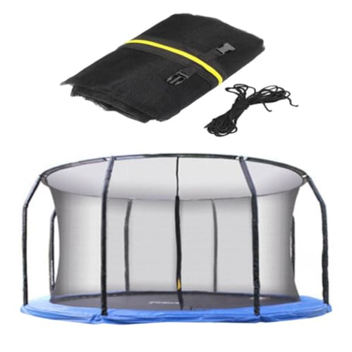 Red de repuesto para trampolín de jardín compatible con 6 y 8 postes para evitar caídas