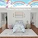 Franco Collectibles My Little Pony Classic Retro Unicorn Rainbow Bedding 5 Piece Super Soft Comforter and Sheet Set with Sham, Twin, (100% Official Licensed Product)