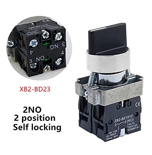 Sélecteur de position 22 mm auto-réinitialisant pour commande d'automatisme - 7