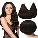 Full Shine 16 inch Dark Brown (#2) 40 Pcs 100g Per Set Pu Tape in 100% Real Remy Fashion Hair Extensions Human Hair Extensions