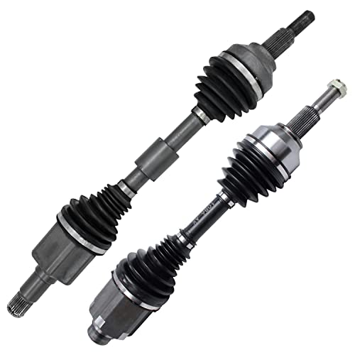 Image of Detroit Axle - Front 2pc CV Axles for 2008-2014 Dodge Avenger 2009-2019 Journey 2011-2014 Chrysler 200, 2007-2010 Sebring, 2 CV Axles Assembly Set Replacement