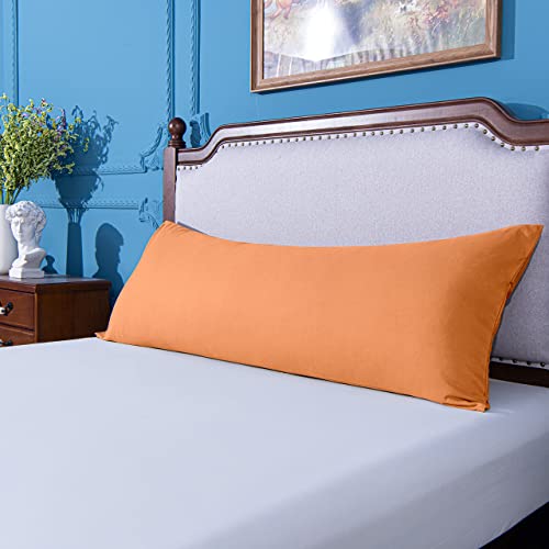 Image of NTBAY Body Microfiber Pillowcase, 1 Pack, 20 x 54, Pale Orange
