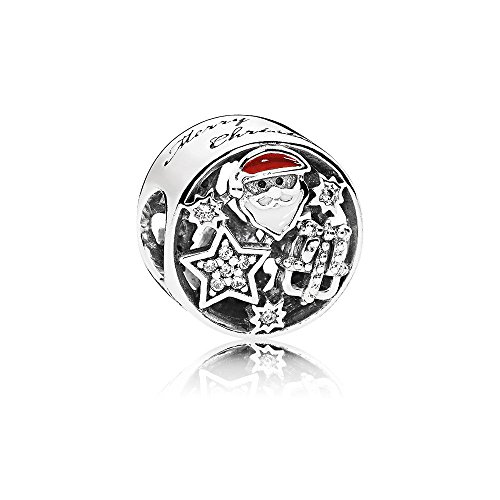 PANDORA Sterling Silver Christmas Joy Charm 796364Cz