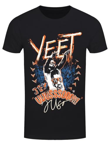 WWE Jey USO UUUSSSOOO Men's Black T-Shirt