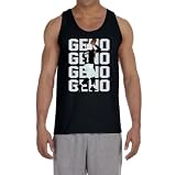 Black Las Vegas Geno Smith Text Pic Tank Top Adult Medium