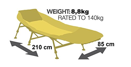 JRC Stealth Excel Bedchair - Green