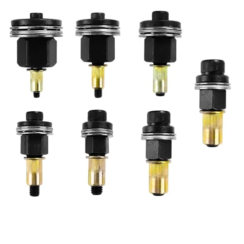 7-teiliges Befestigungssatz für M3, M4, M5, M6, M8, M10, M12 Befestigungssatz, Werkzeughandbuch, für Mutterwerkzeuge Manuelle Muttermaschine