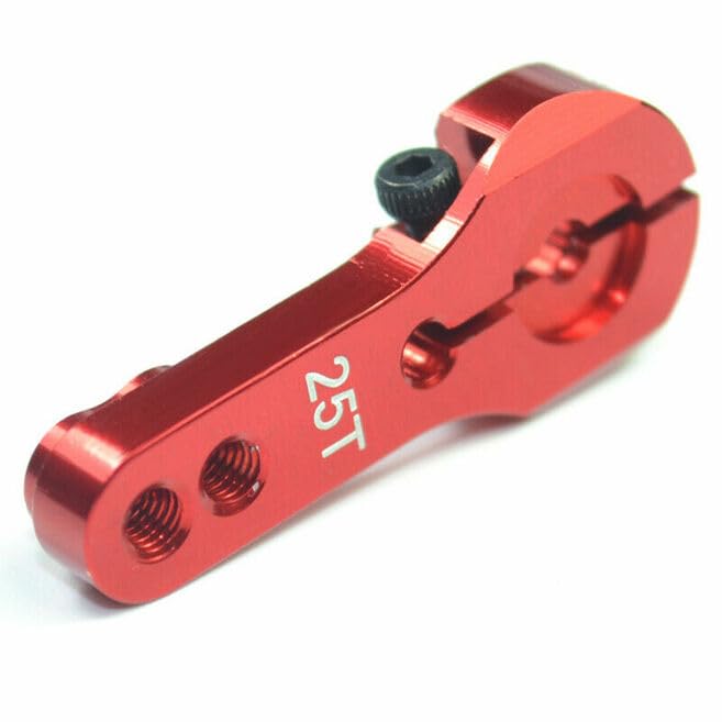 Pro3D Aluminum 25T Servo Horn Arm - Red 1