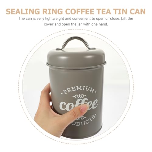Recipiente de café hermético que conserva el aroma con tapa de silicona ligera 4