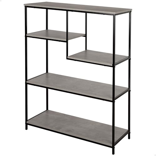 Étagère asymétrique en acier et MDF pour salon moderne - 2