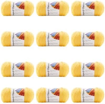 MICHAELS Bulk 12 Pack: Soft ClassicTM Solid Yarn by Loops & Threads