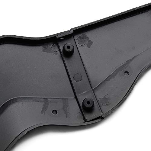 MotorFansClub 3pcs Front Bumper Lip fit for compatible with Nissan Altima 2019 2020 Splitter Trim Protection Spoiler, Glossy Black
