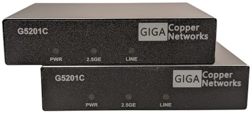 GIGA Copper - G.hn Wave2 EoC Bridge Set mit 2,5GBit LAN...