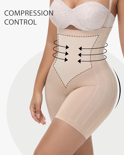 Seamless Tummy Control Shapewear for Women Butt Lifting Shorts High Waisted Panties Strapless Fajas Colombianas2