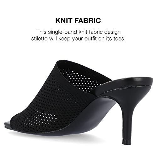 Journee Collection Tan Slip-On Heels3