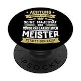 Hörgeräteakustikermeister Hörgeräteakustiker Hörakustiker PopSockets mit austauschbarem PopGrip