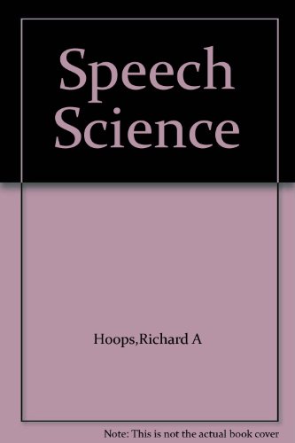 Speech Science: Acoustics in Speech B002JMSCFC Book Cover