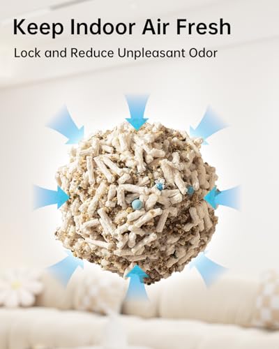 Cutepol Mixed 5-In-1 Clumping Cat Litter 15.8 Lb, Odor Control And Rapid Clumping, Water Absorbent And Flushable thumb #2