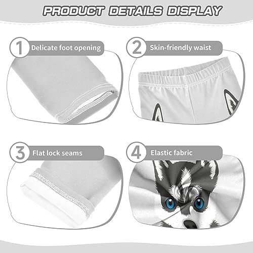 Boccsty Siberian C Baby Girls Toddler Leggings Kids Yoga Pants Dance Active Tights 4T3