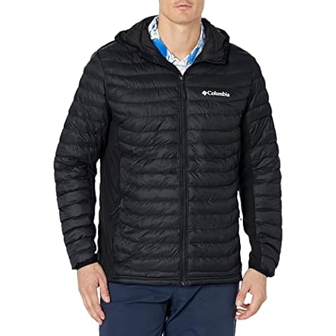 Chaqueta de plumas Columbia Powder Pass con capucha para hombre Cover