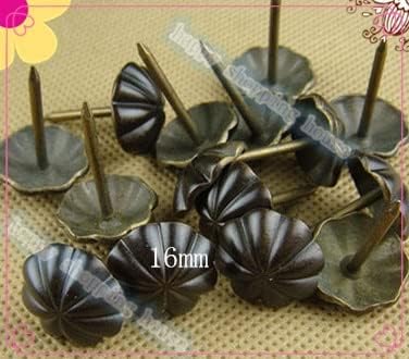 Hardware Antique iron Black nail Decorative Upholstery Nail Jewelry Gift Box Sofa Decorative Tacks Doornail 16MM*20MM