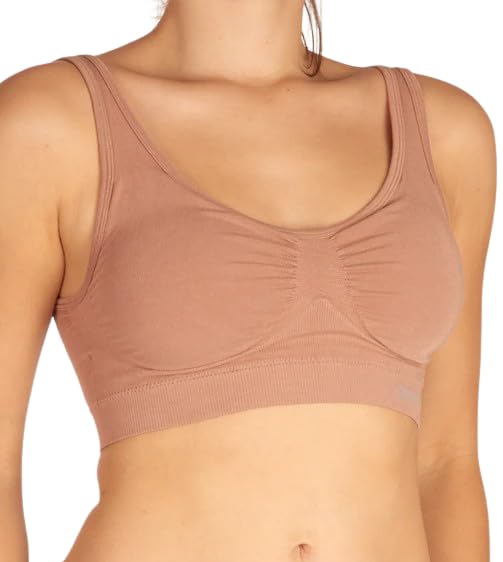 Soutien-gorge sport rose taille S M pour éliminer les douleurs de poitrine au fitness