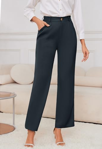 Women's Casual Wide Leg Pants Women Business Casual Pants Dress Pants Work Trousers for Women3