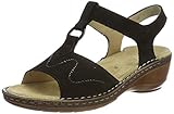 Erwachsene ARA Damen Key West 1237223 T-Spangen Sandalen, Schwarz (Schwarz 07), 37 EU